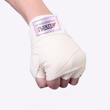 Горячая Распродажа 5 см ширина тренировка, бой Муай Тай боксерский бандаж эластичные бинты для запястья 2,5 м длина 2 шт. кикбоксинговые перчатки обертывания