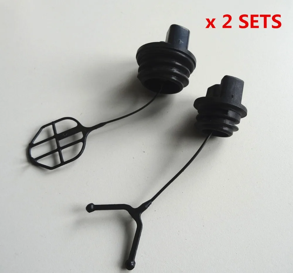 4pcs Gas Tank Fuel Cap & Oil Cap fit for PARTNER 350 351 370 390 420