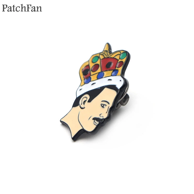 Patchfan Freddie Mercury цинковый сплав галстук булавки значки para рубашка сумка Одежда Кепка рюкзак броши значки медали украшения A1612