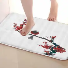 Стиль птицы коврик для ванной комнаты, смешной Противоскользящий коврик для ванной, занавески для душа s аксессуары, соответствующие вашей душевой занавеске