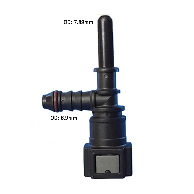 7,89 ID6 F Тип автомобильный топливный быстрый соединитель мужской гнездовой соединитель для топлива/метанола/этанола/мочевины 6-8 мм трубка 1 шт