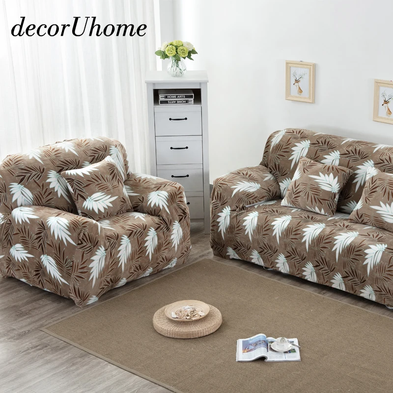 DecorUhome толстые Чехлы для дивана плотное закрывающее Полноразмерное нескользящее