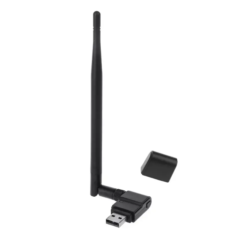 ANENG мини 150 Мбит/с USB беспроводной карты Wi Fi LAN Dongle адаптер MT7601 с 2dBi телевизионные антенны Новый