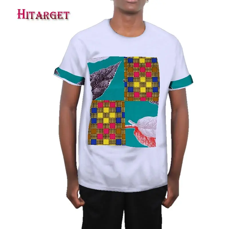 

camisa masculina 2018 Style African Print T-Shirt Short Sleeve Casual Tops Men Dashiki Print Shirt Plus Size African Clothing W