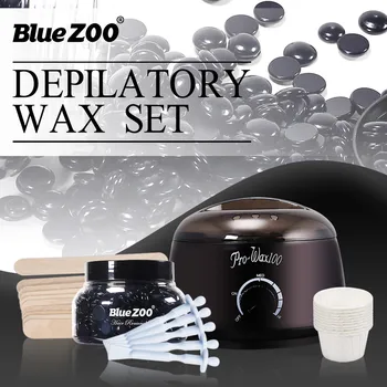 

Electric Wax Heater Set Hard Healthy Wax Beans Stir Bar Hair Removal Machine Wax Hair Removal Cream For Depilation Waxing Kit