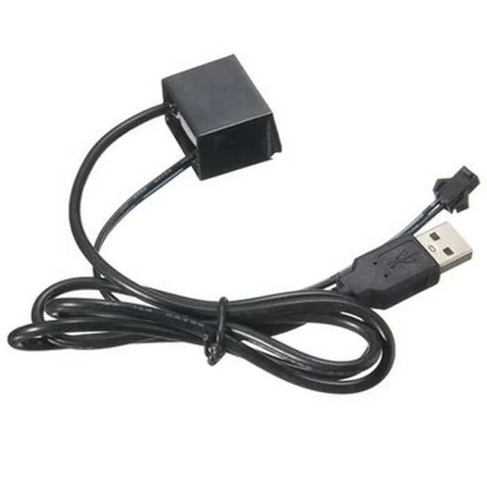 EL провод USB Инвертор контроллер для 1-5 м светодиодный El провод свечение гибкий неоновый Декор вход DC 5 В