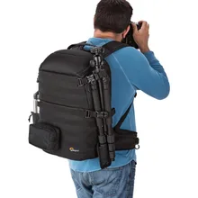 Lowepro protactic 450 aw / 450 aw ii bolsa de ombro câmera slr câmera mochila com todas as condições meteorológicas capa 15.6