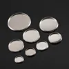 New 30pcs Stainless Steel Round Settings Cabochon Base Bezel Trays Blank Fit 6/8/10/12/14/16/18/20/25/30mm Cabochons Cameo DIY ► Photo 1/5