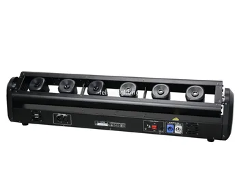 

2pcs with road case DMX Stage Indoor 6 Heads Wide Beam Red Moving Head Laser rgb or blue or green or red laser beam