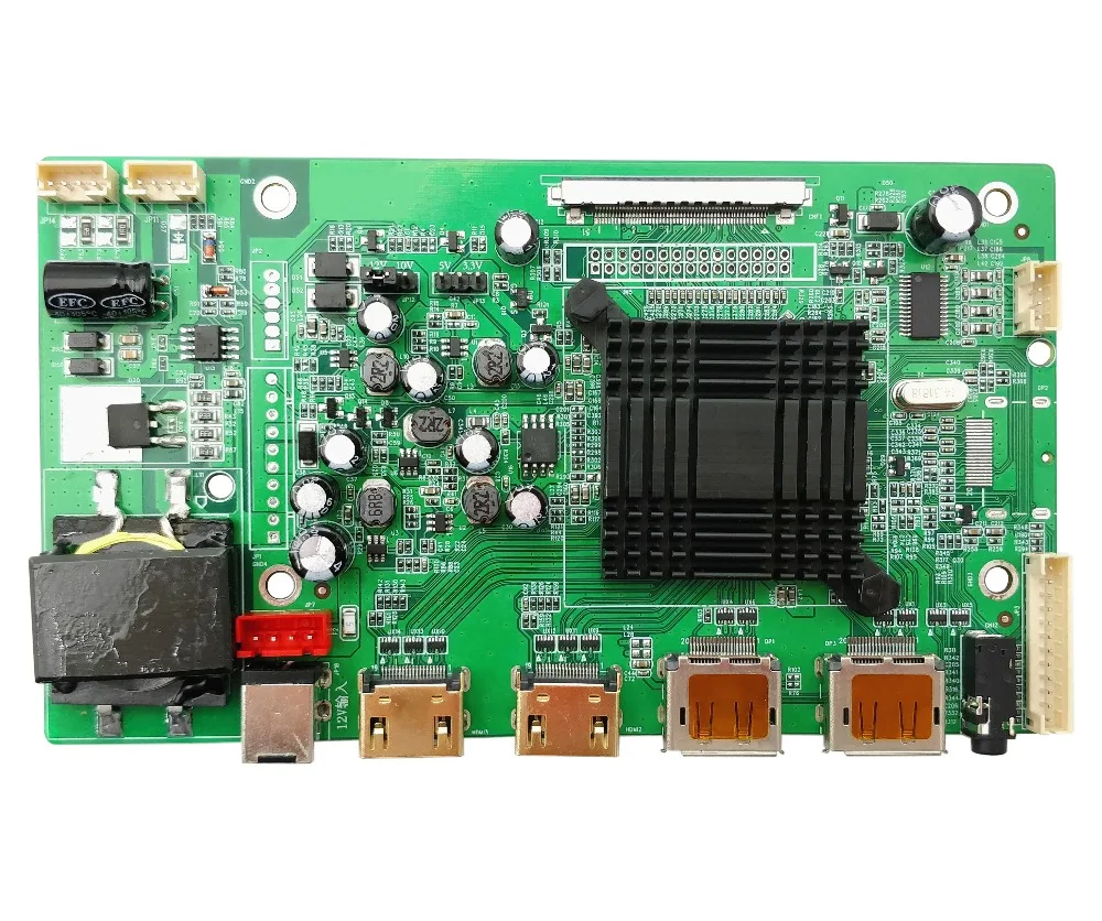 

4K LCD controller board support 4K UHD resolution LCD panel with eDP signal interface . The input signal support 2DP