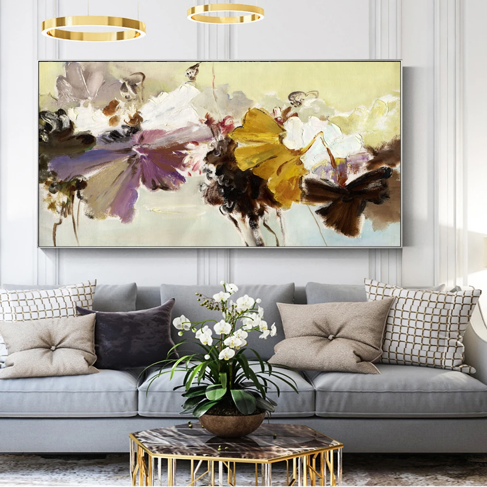 

Flowers Canvas Art Wall Paintings Home Decor Abstract Pop Art Canvas Prints Flowers Modern Wall Posters For Living Room Cuadros