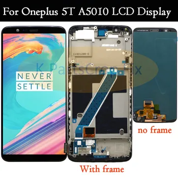 

Oneplus 5T LCD Display Touch Screen with frame Teste Good 6.01"Digitizer Assembly Replacement Accessory For One plus 5t lcd