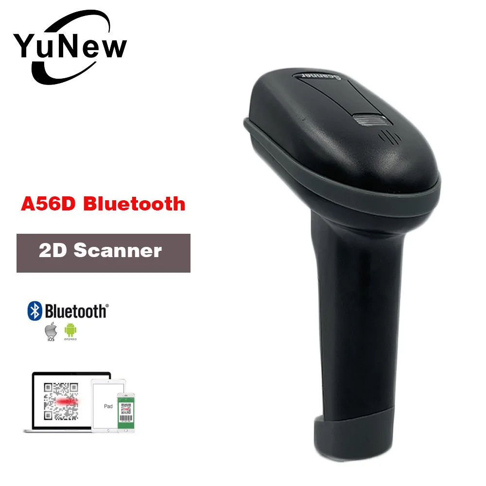 Портативное устройство считывания qr кодов Bluetooth беспроводной 1D 2D сканер штрих