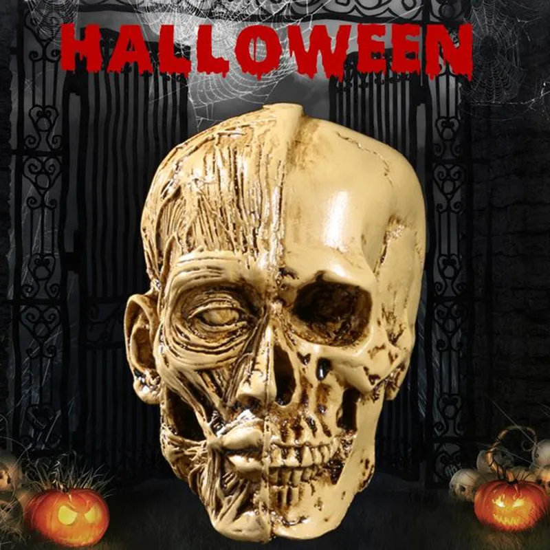 Handwerk Halloween Dekoration Schädel Statuen Kreative Bar Dekoration Schädel Statue Skulptur Kunst Skizze Modell Halloween Dekoration Rohstoffe Sind Ohne EinschräNkung VerfüGbar Haus & Garten