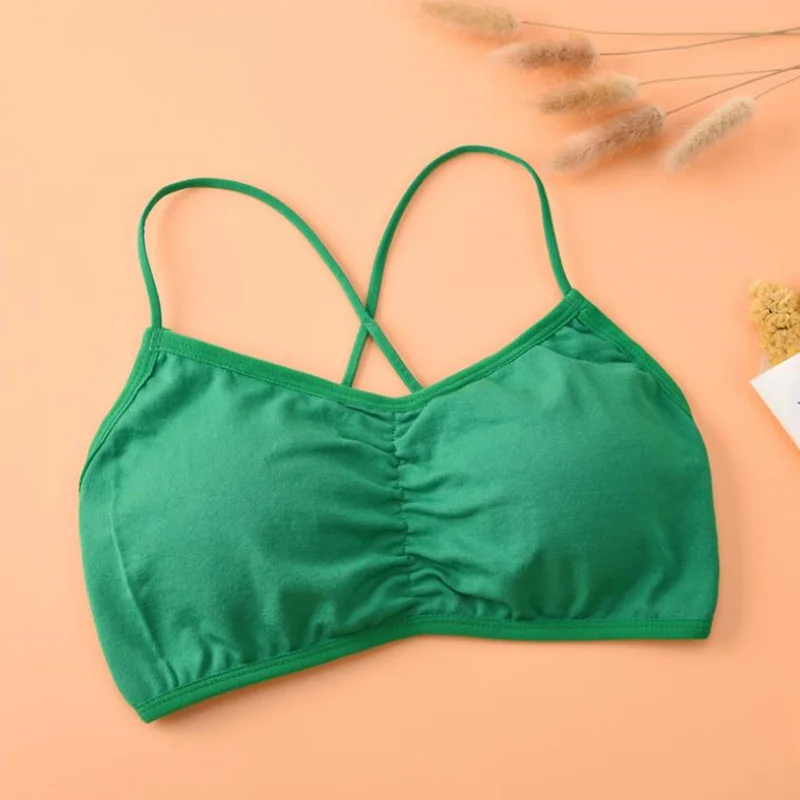 

Sexy Women Bra Comfortable Simple Solid Cotton Soft Tops Sexy Wire Free Seamless Bras Beauty back Female Lingerie Push Up Bra