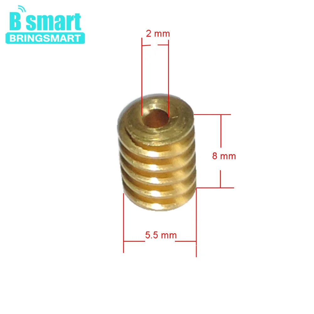 

Wholesale 5pcs M0.5*8 Metal Motor Gear Helical Gear Cylindrical Gear Inner Diameter 2mm Modulus 0.5 Motor Accessories