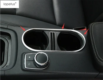 

Lapetus Matte Interior Refit Kit For Mercedes Benz GLA CLA 200 220 X156 2015 - 2019 Water Cup Holder Frame Decoration Cover Trim