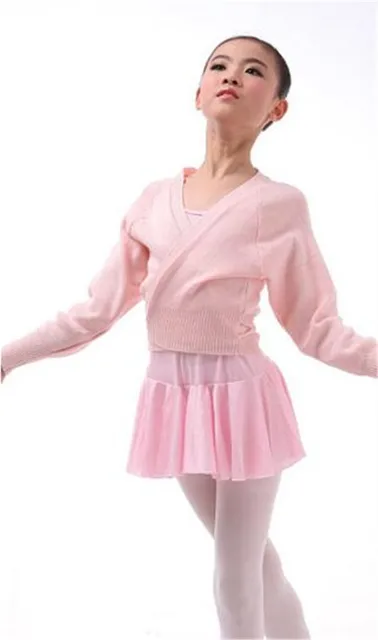 Girls Ballet Knitted Crossover Cardigan 