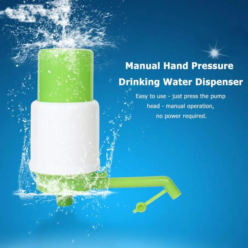 Ручной диспенсер для питьевой воды, пластиковый диспенсер для бутылки воды, портативный диспенсер для ручного пресса, диспенсер для воды