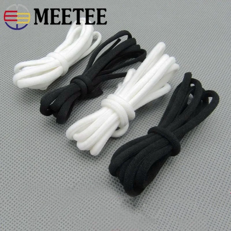 

5Meters Spandex Elastic Band Soft Skin Elastic Rope Rubber Bands Shoulder Strap Stretching Webbing Tapes DIY Sewing Accessories