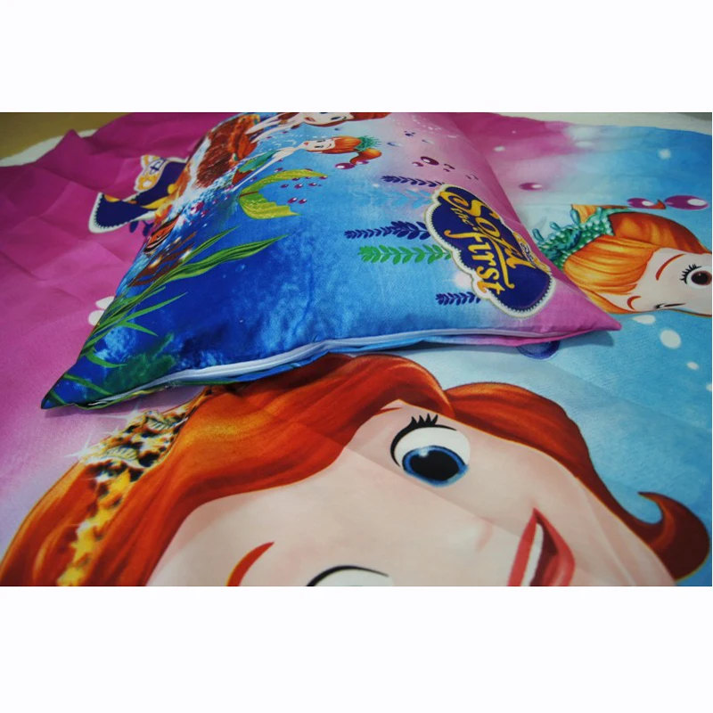 Disney мультфильм принцесса &quotСофия&quot дети девочки Комплект постельного белья