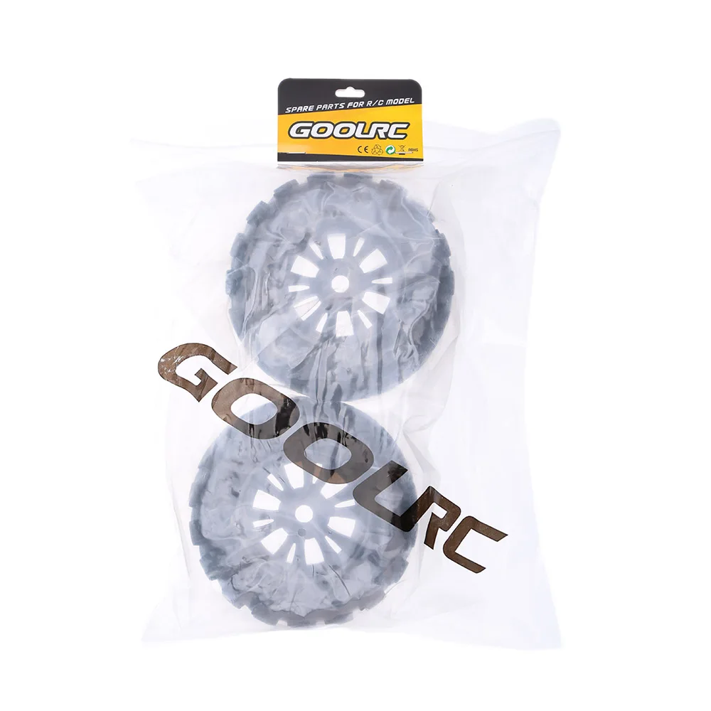 GoolRC 2Pcs RC 18 Car Wheel Rim and Tire 810006 for Traxxas Tamiya HPI Kyosho RC Car (9)