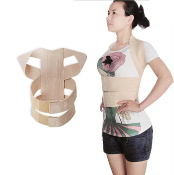 Slouching Posture Corrector Back Braces Body Shaper Belt Shoulder Posture Correction Ladies' Shoulder Squared and Head High