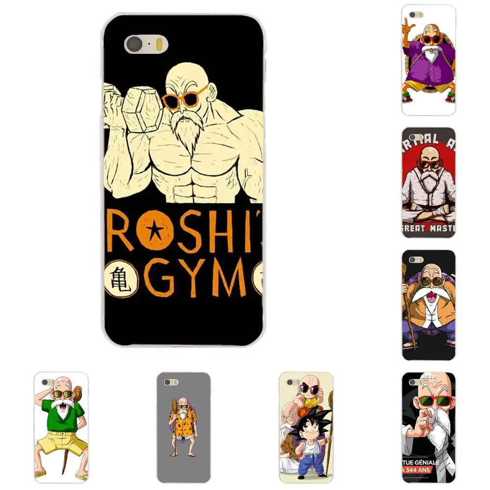 Чехол для мобильного телефона из ТПУ Dragon Ball Z Kame Sennin Master Roshi Apple iPhone 4 4S 5 5C 5S SE 6 6S 7 8 Plus