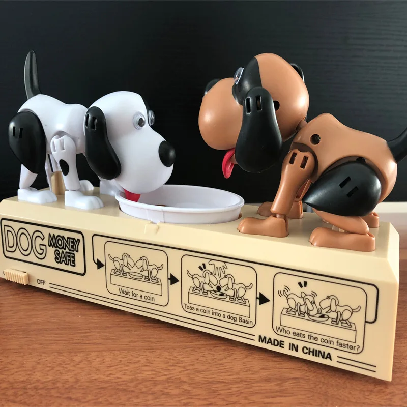 Eworld Роботизированная голодная собака в процессе поглощения пищи копилка для денег банк автоматический палантин копилка для денег подарок для ребенка