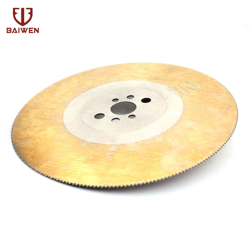 HSS циркулярная Пила диск для резки металла меди из железа из нержавеющей стали трубы бар 300*2,0*32 мм М2 желтый 1 шт