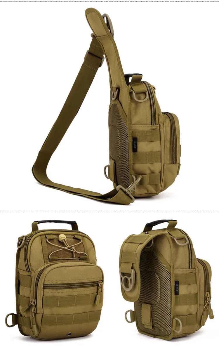 Тактическая Сумка Molle для рыбалки, походные рюкзаки, охотничьи сумки, спортивный нагрудный рюкзак на плечо, военный армейский рюкзак Mochila Tas XA598WA