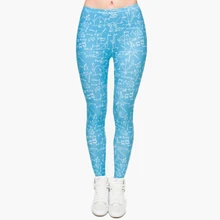 Горячая Распродажа, модные математические 3D Леггинсы с полным принтом, женские Стрейчевые брюки в стиле панк, повседневные штаны, леггинсы