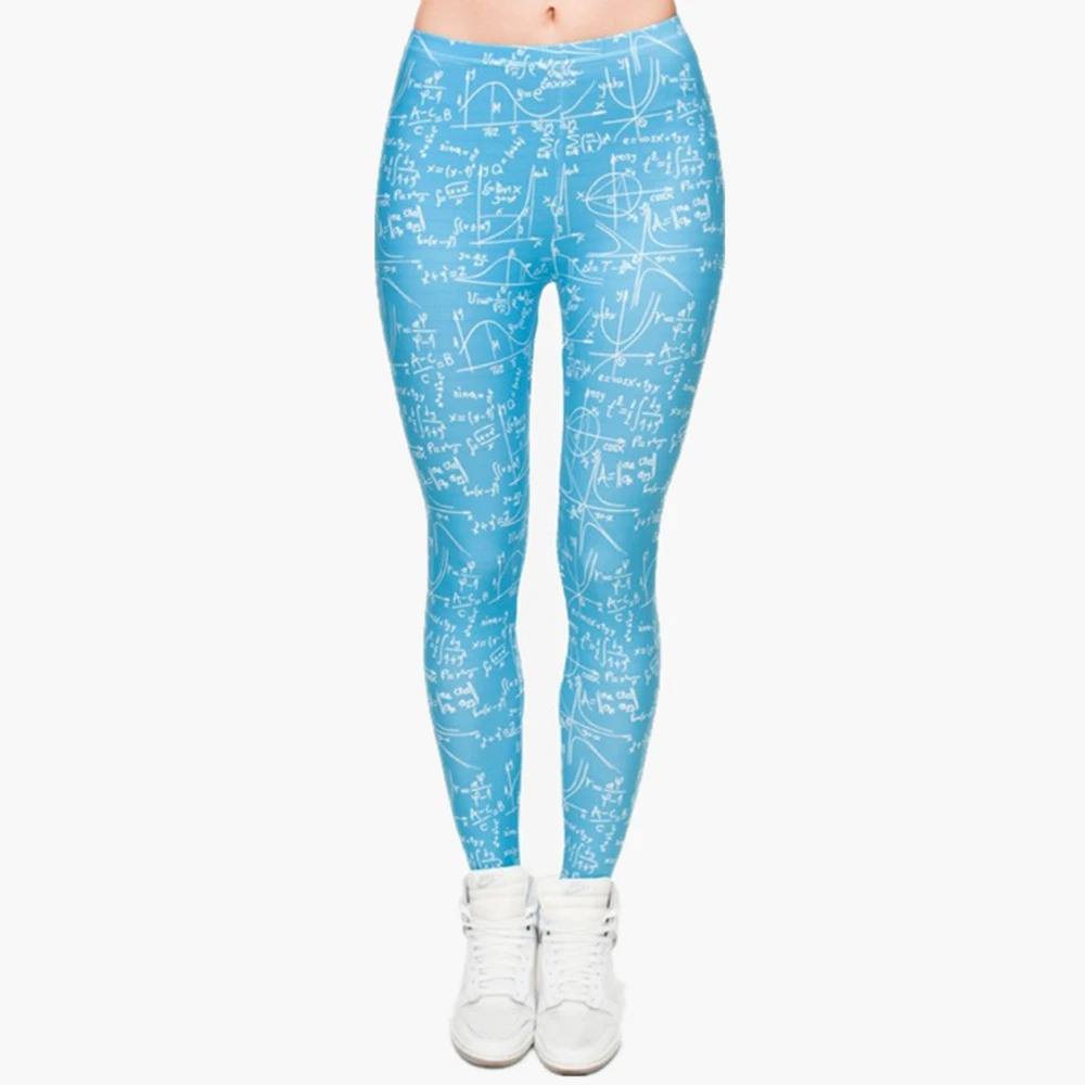 

Hot sale Fashion Mathematics 3D Full Printed Legging Punk Women's Stretchy Trousers Casual Pants Leggings