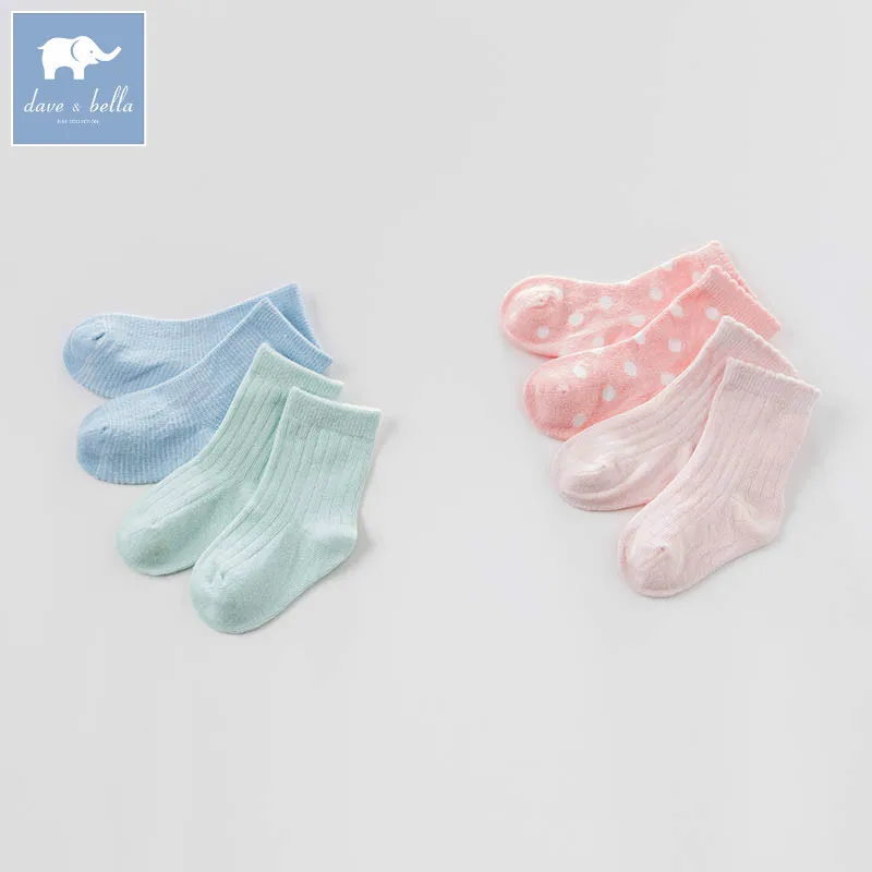 

DB7415 dave bella spring uniseex baby socks' sets children socks 2 pc