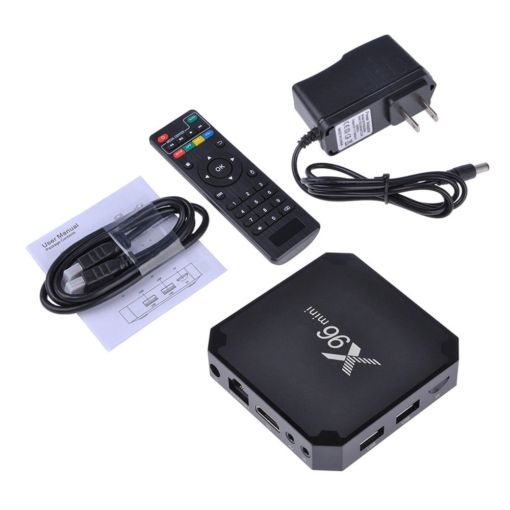 

X96 Mini TV Smart Box Android 7.1.2 Amlogic S905W Quad Core WiFi HD 2G+16G 4K Player Useful For Smart Home TV Box