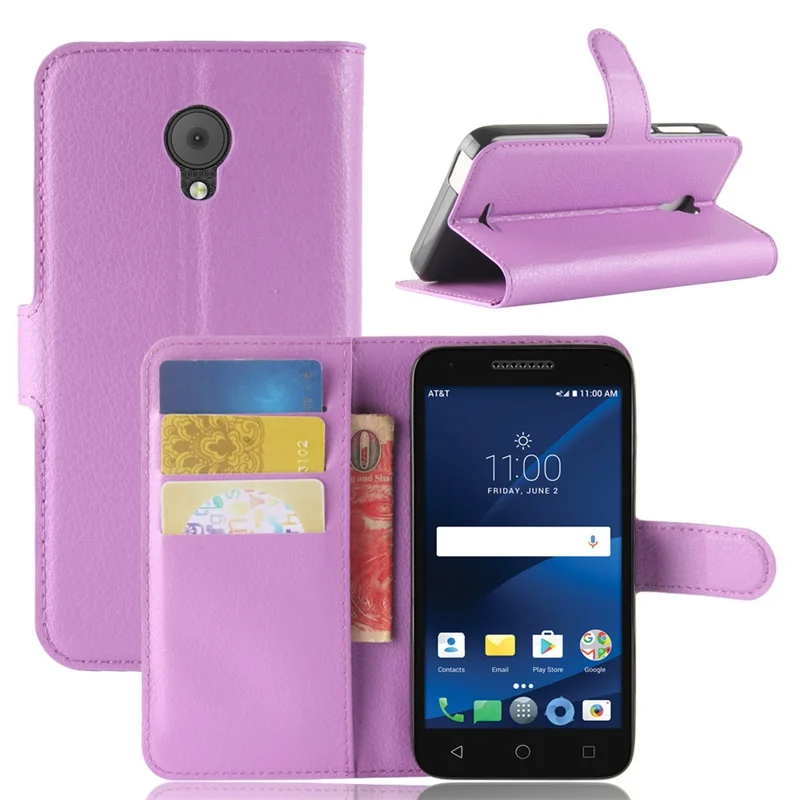 Для Alcatel 5044R Verso Cameox случае откидная крышка кожанный кошелек Полный Защитная