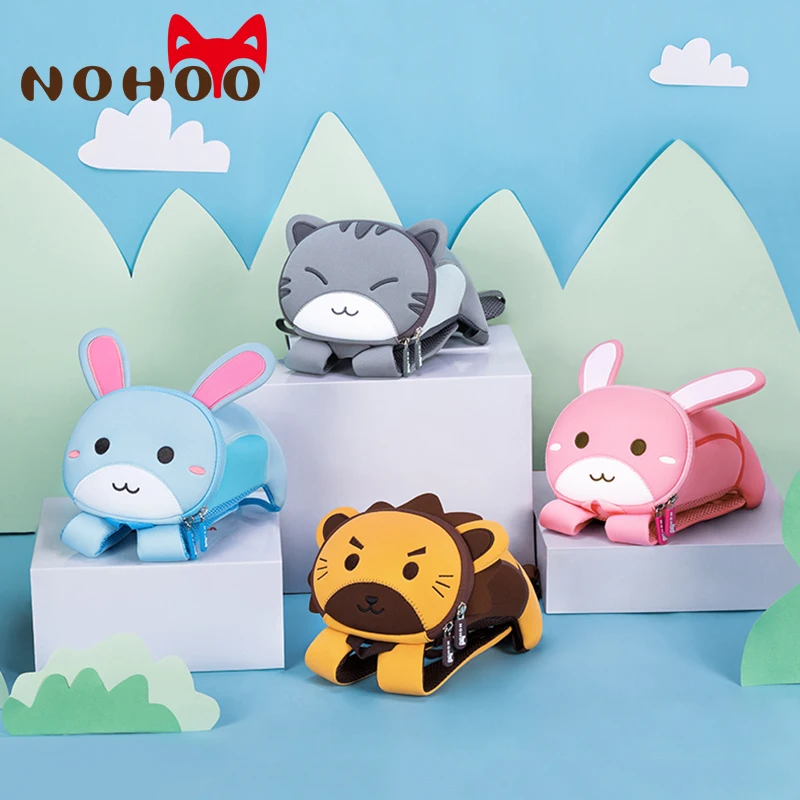 

NOHOO M Size Animals Printied School Backpacks Children Waterproof Cartoon Kids School Bags Girls Mochila Escolar mochila escola