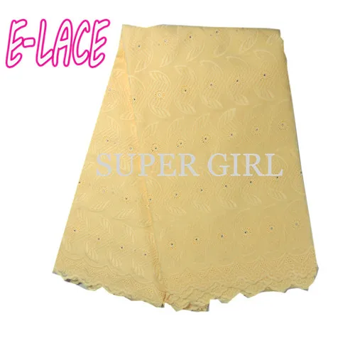 New Arrival African swiss lace fabrics high quality 2017 African dry