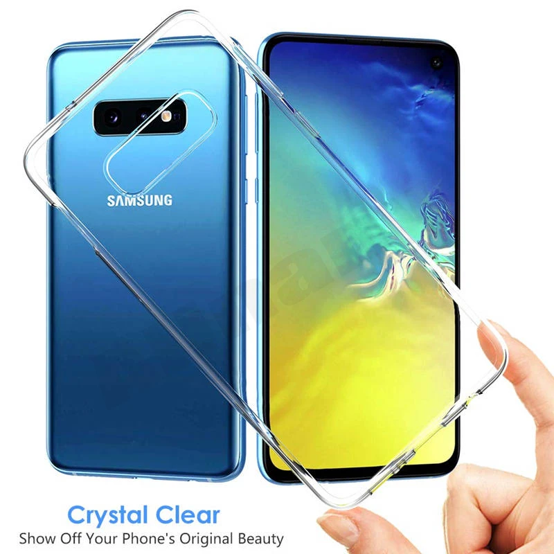 Чехол для Samsung Galaxy S10e мягкий силиконовый прозрачный чехол из ТПУ телефона S 10e G970F