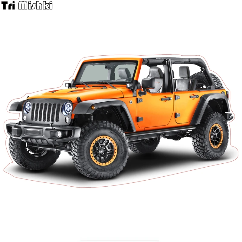 

Tri Mishki WCS052 20x11cm for Jeep car sticker funny colorful car stickers auto automobile decals
