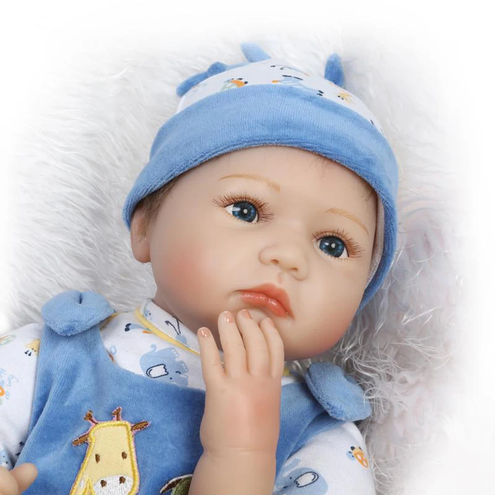 22in Reborn Baby возрождение куклы дети подарок ткань Материал тела