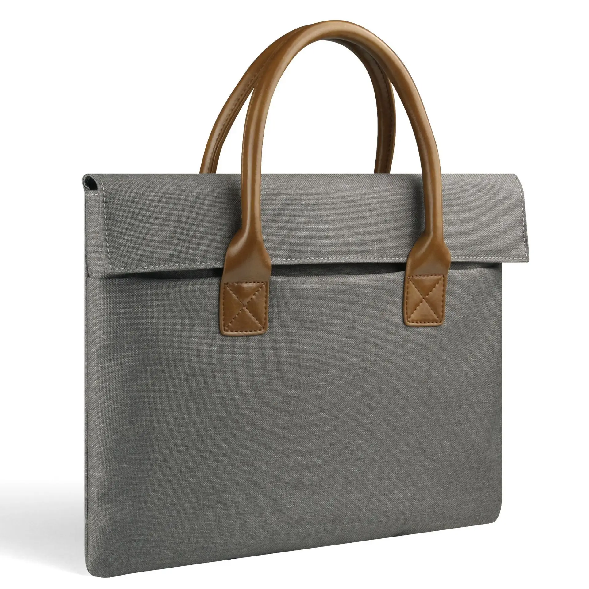 Деловая сумка с отделением для ноутбука сумка PU мягкая Handel с плечевым ремнем нейлоновая сумка 15 14 13 дюймов
