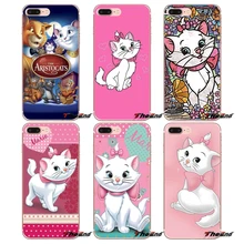 Miękkie przezroczyste okładki dla Xiao mi czerwony mi 4A 4X3 S uwaga 3 4 5 Pro 5A mi 3 mi 4 mi 5 mi 6 mi A1 Max 5X 6X "arystokratów" kot kotek(China)