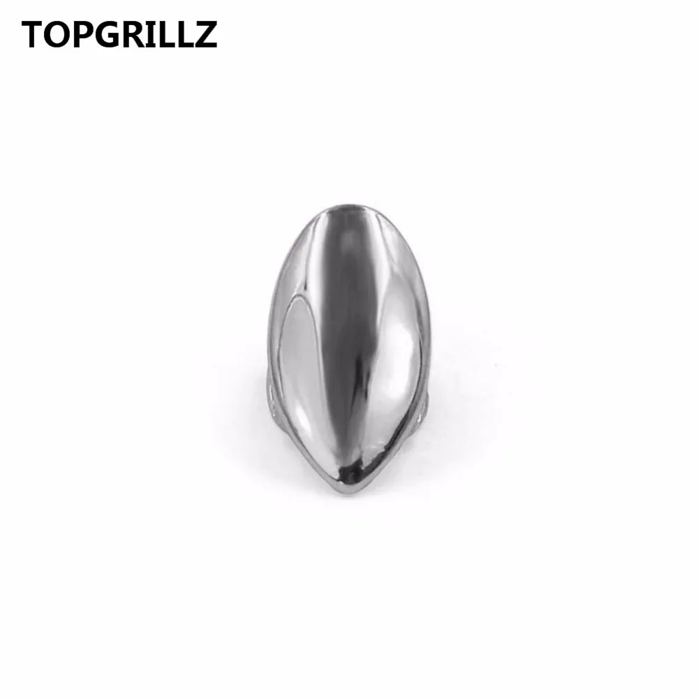 TOPGRILLZ вампирский Клык Одноместный колпачок золотой тон собачья на заказ зуб грили клыки Дракула зубы Грилль, подарок