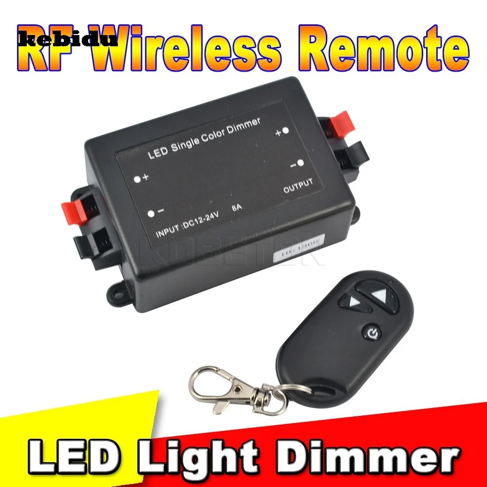 

kebidu DC 12V 24V LED Dimmer WiFi LED Driver RGB Controller Wireless Remote Control Touch Panel for Single Color LED Strip Light