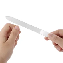 Шикарная стеклянная пилка для ногтей, Хрустальная пилки для маникюра, устройство ноготь двусторонний маникюрный шлифовальный Полировочны...(China)