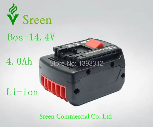 

New 14.4V Lithium Ion 4000mAh Power Tool Battery Replacement for Bosch 2 607 336 078 BAT607 BAT614 BAT607G BAT614G 2 607 336 078