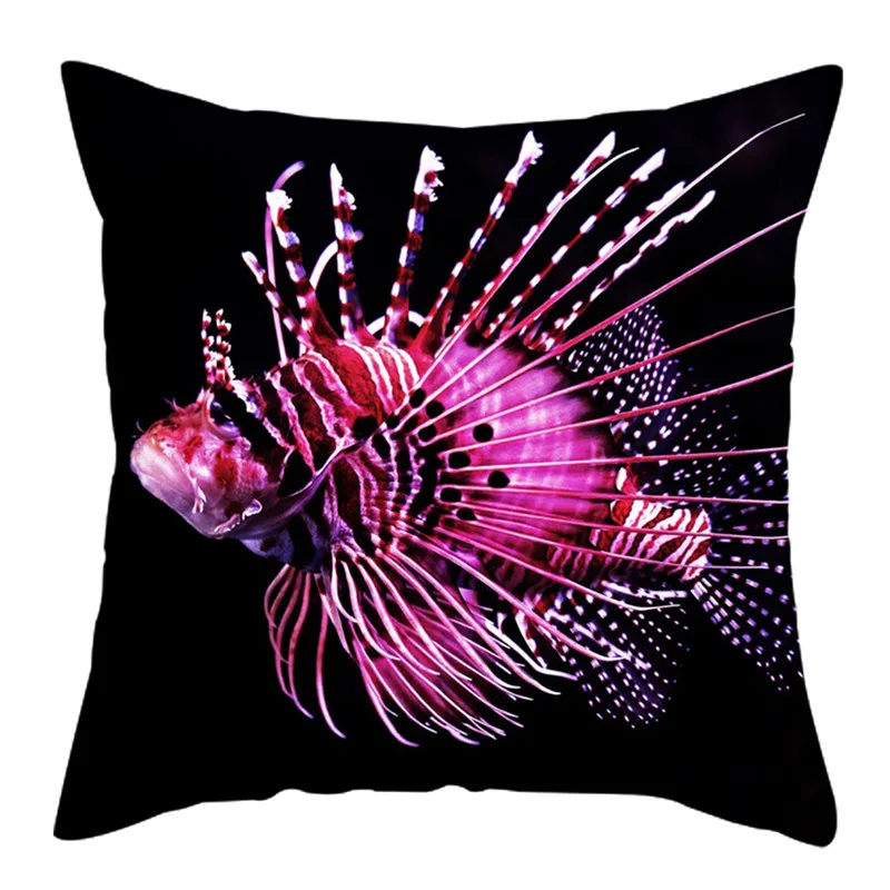Fuwatacchi рыбы Медузы наволочка морские животные наволочка для дивана автомобиля подушки для домашнего декора полиэфирные наволочки 45*45 см