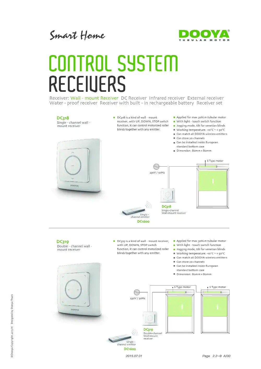 Detail Feedback Questions about Dooya emitter DC305A DC306A DC307 DC313