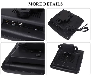 

XST 2PCS 9 Inch Car Headrest Monitor MP5 DVD Player with USB/SD/LCD Screen Backseat Displayer IR/FM Transmitter Remote Control